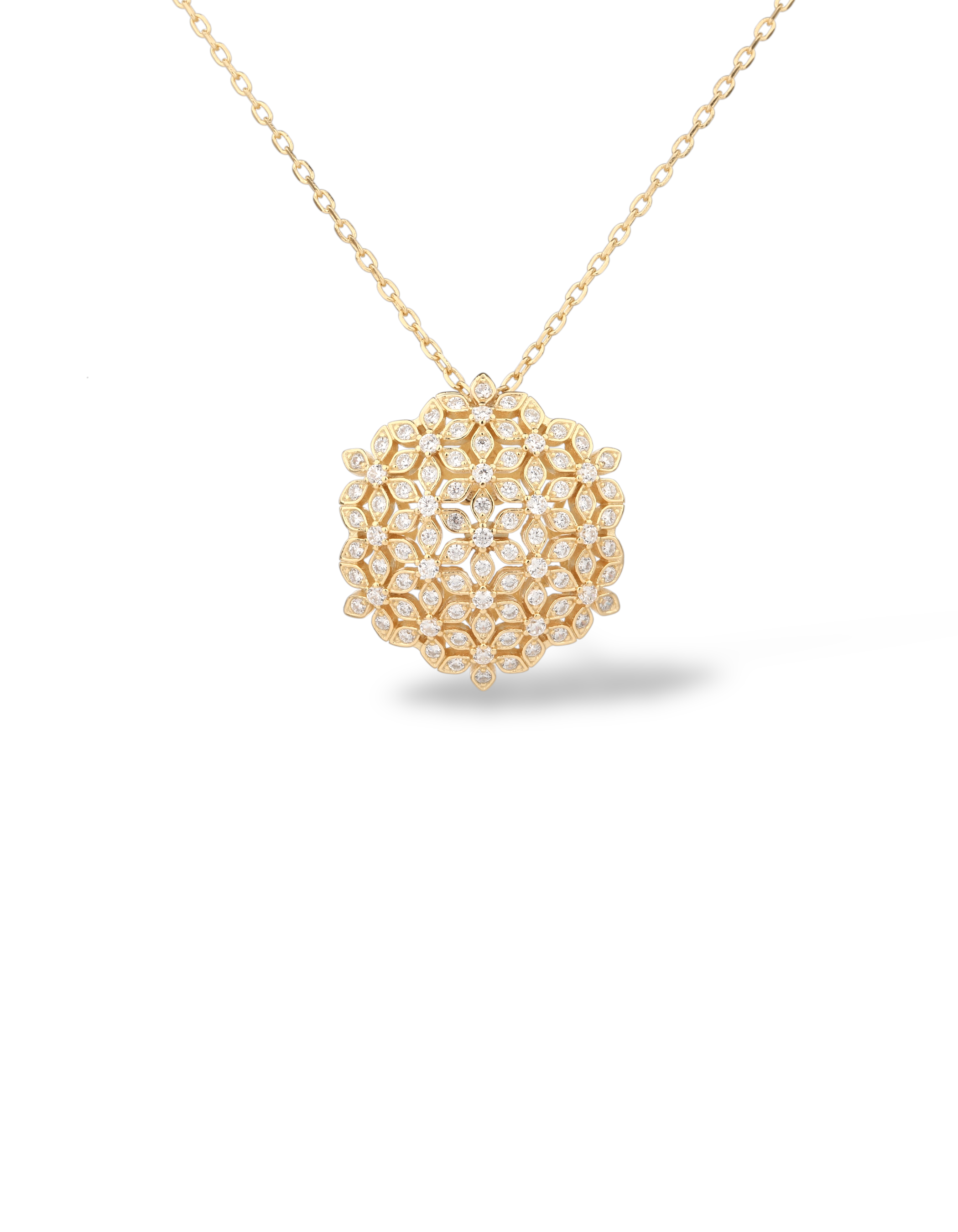 COLLANA CON PENDENTE MOTIVO FLOREALE