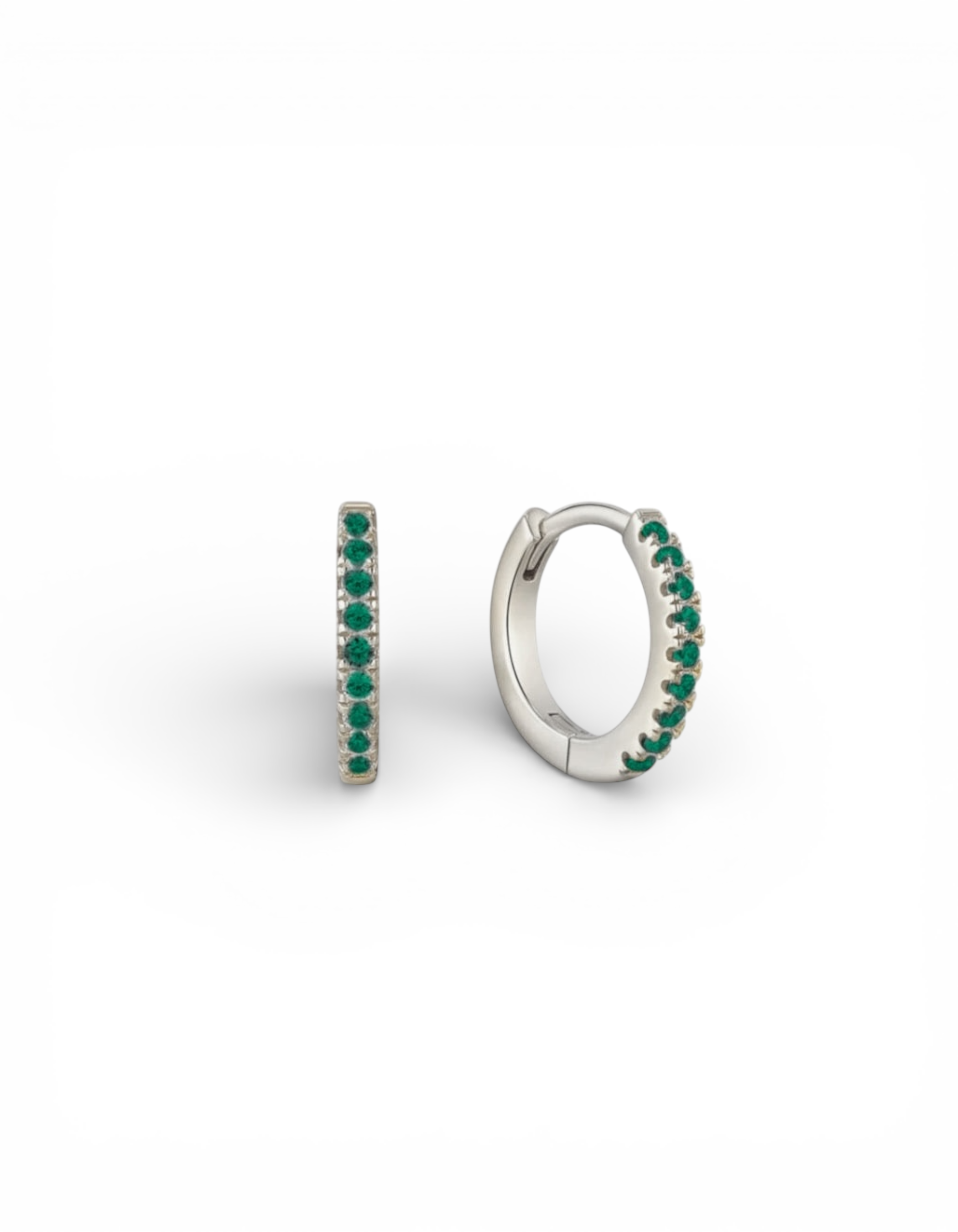 ORECCHINI HOOP CON ZIRCONI