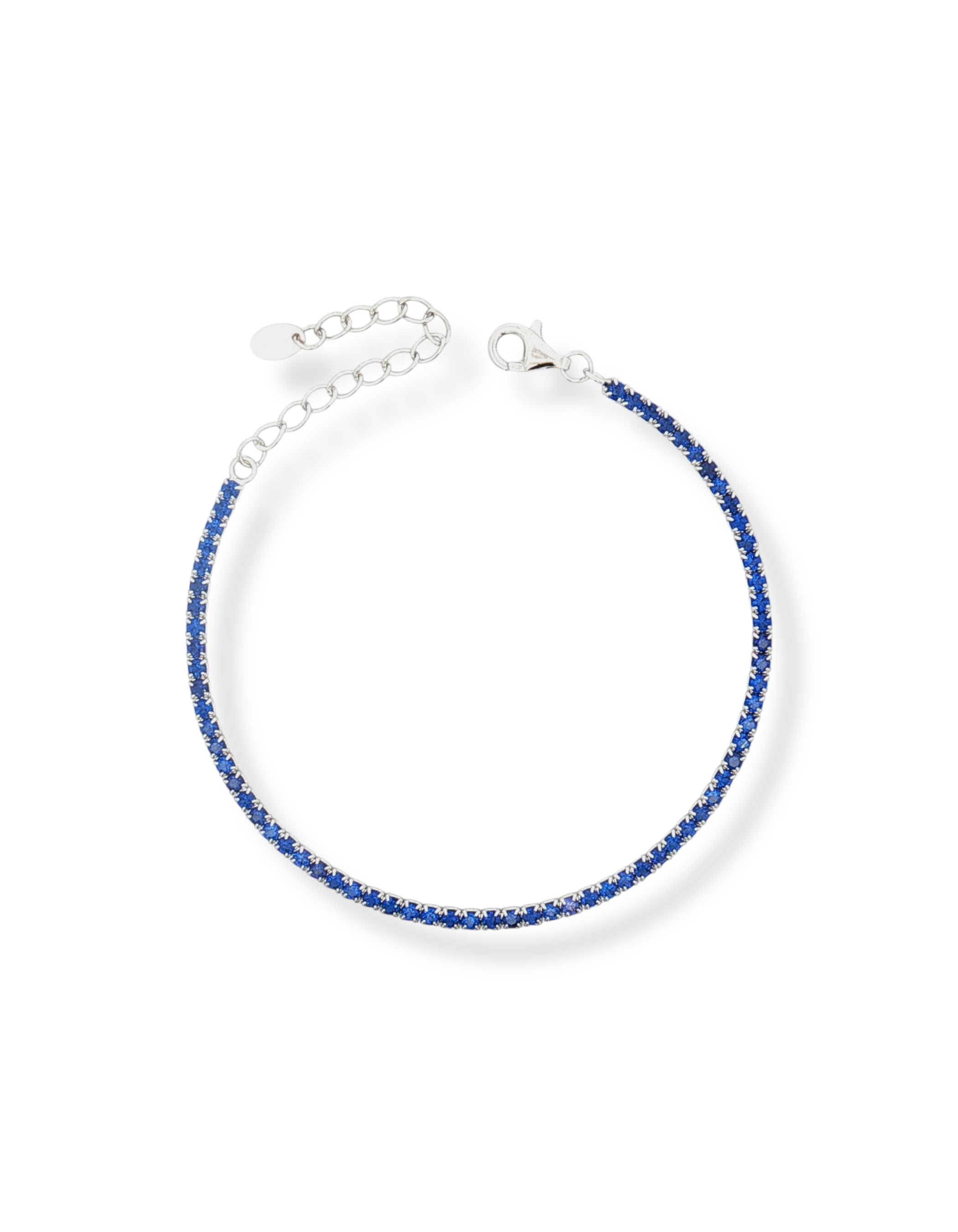BRACCIALE TENNIS IN ARGENTO CON ZIRCONI 2MM