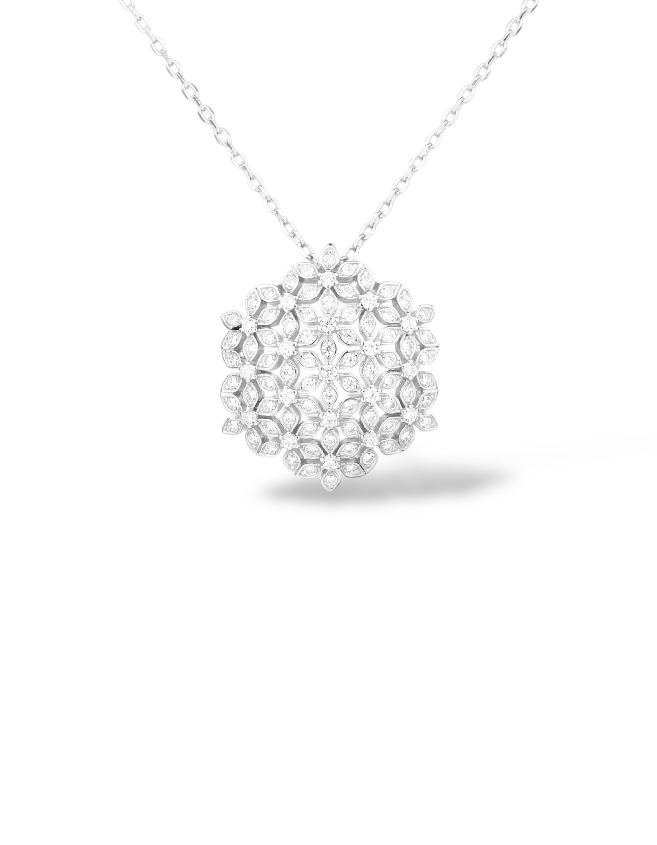 COLLANA CON PENDENTE MOTIVO FLOREALE