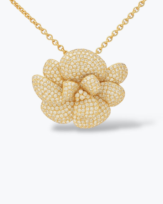 COLLANA CON CIONDOLO FIORE