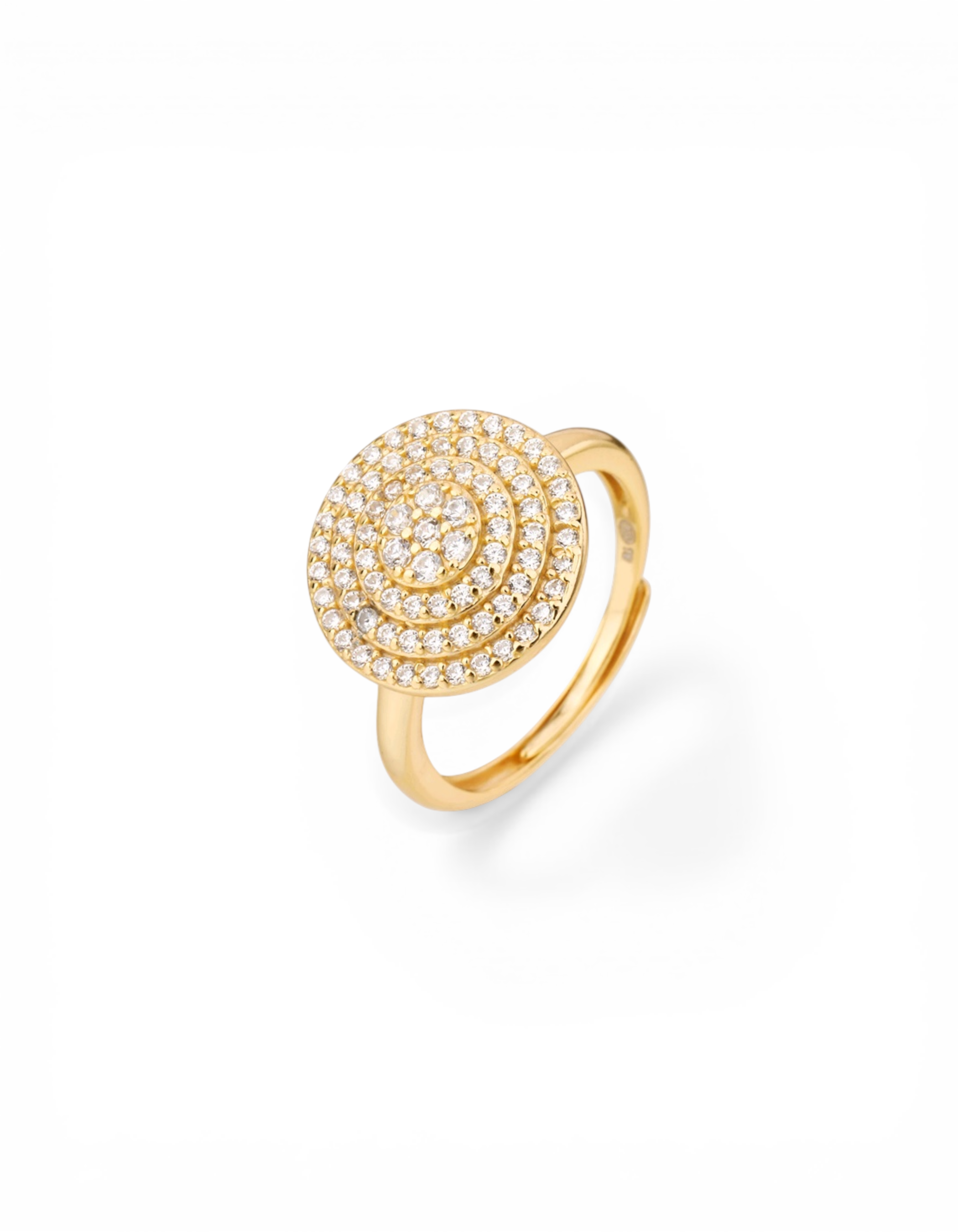 ANELLO CERCHIO CON PAVÈ