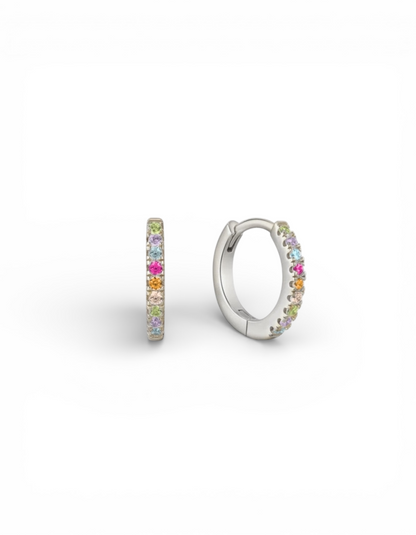 ORECCHINI HOOP CON ZIRCONI