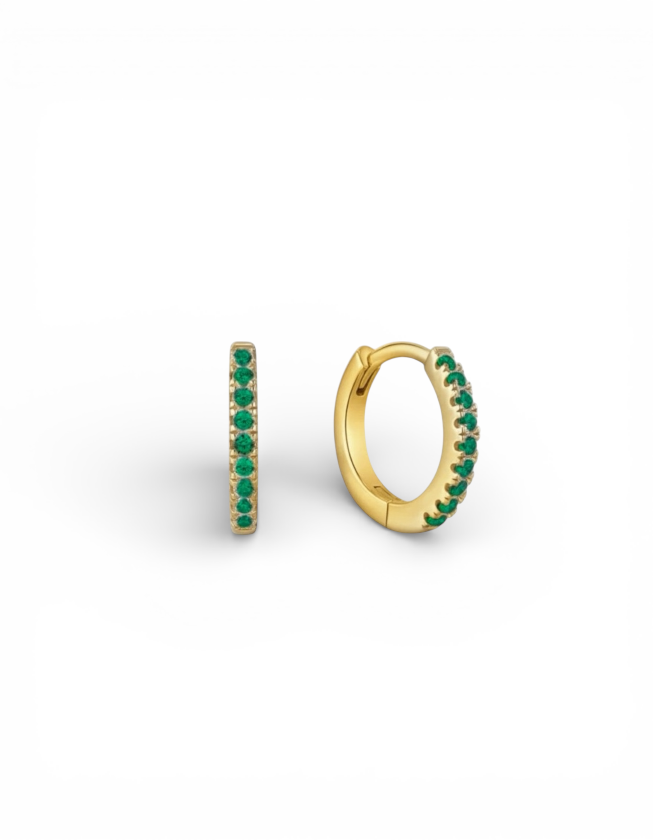ORECCHINI HOOP CON ZIRCONI