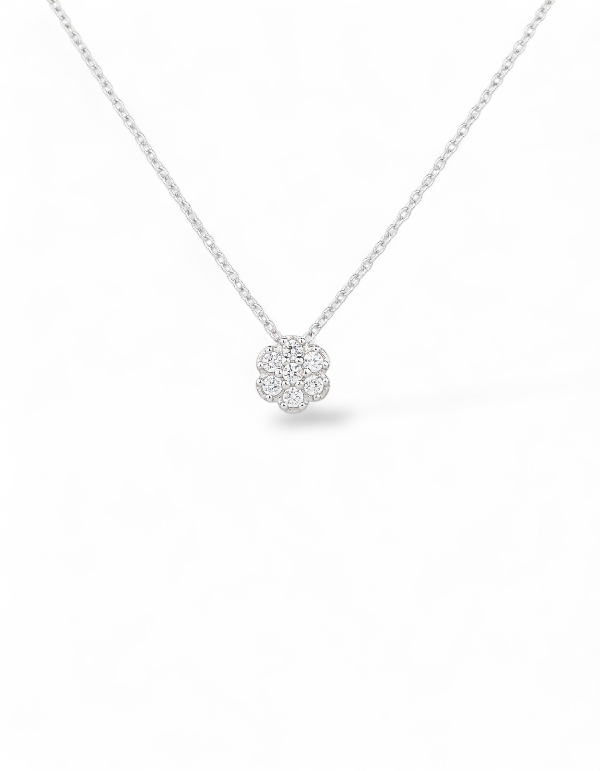 COLLANA FIORE BIANCO