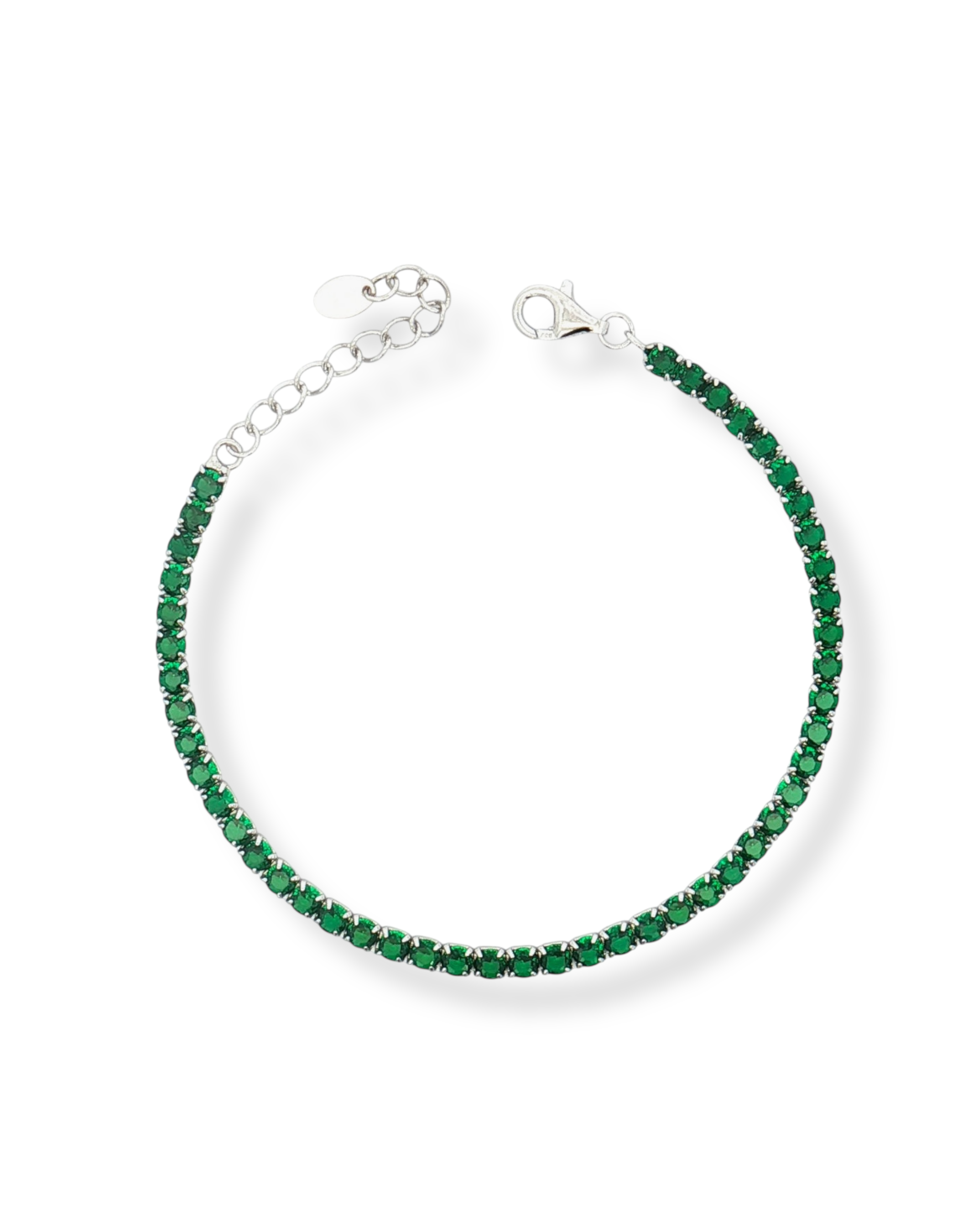 BRACCIALE TENNIS IN ARGENTO CON ZIRCONI 3MM
