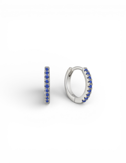 ORECCHINI HOOP CON ZIRCONI