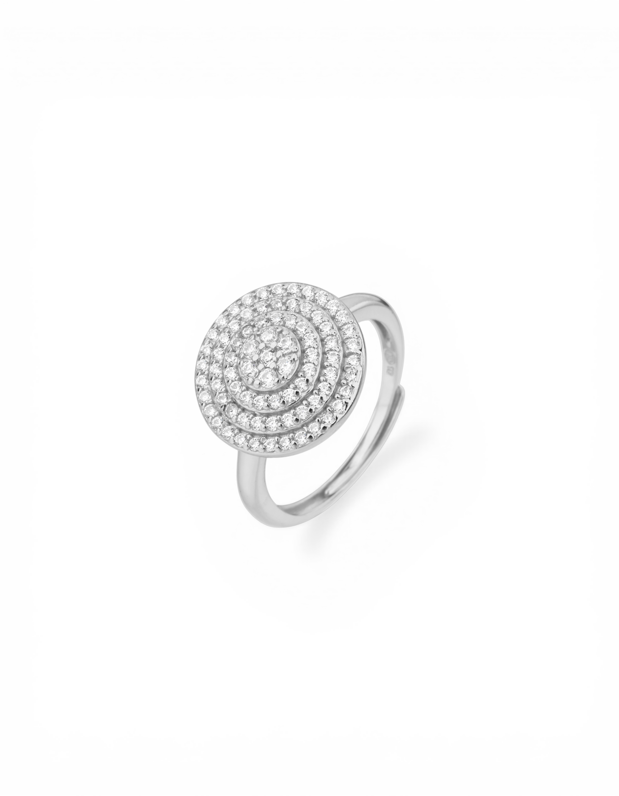 ANELLO CERCHIO CON PAVÈ