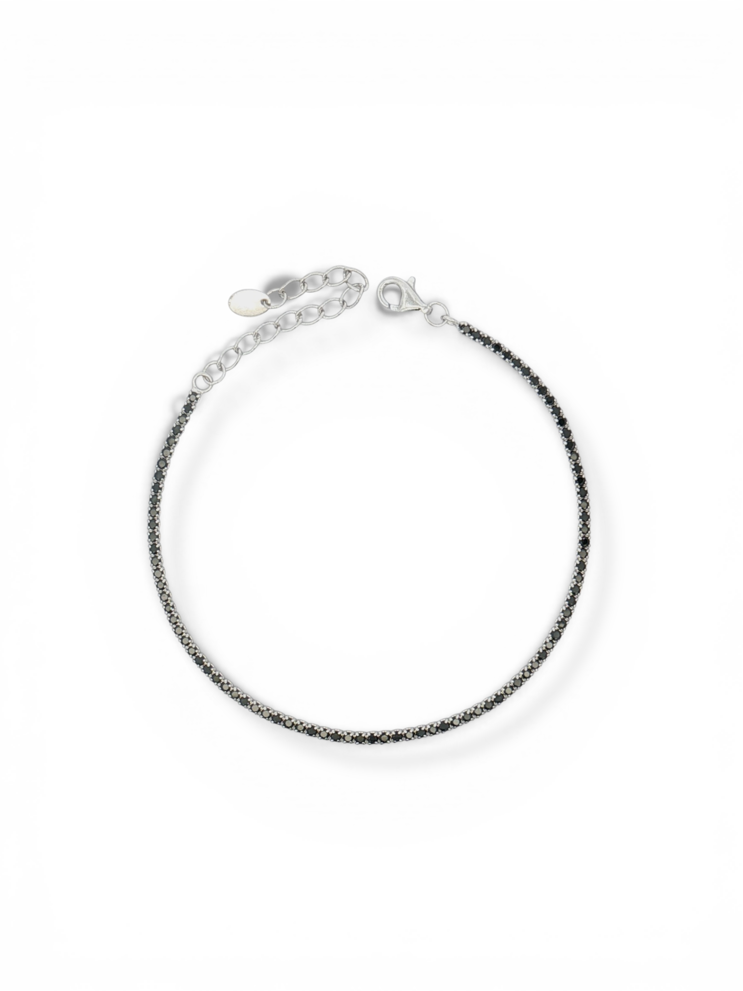 BRACCIALE TENNIS IN ARGENTO CON ZIRCONI 1,5MM