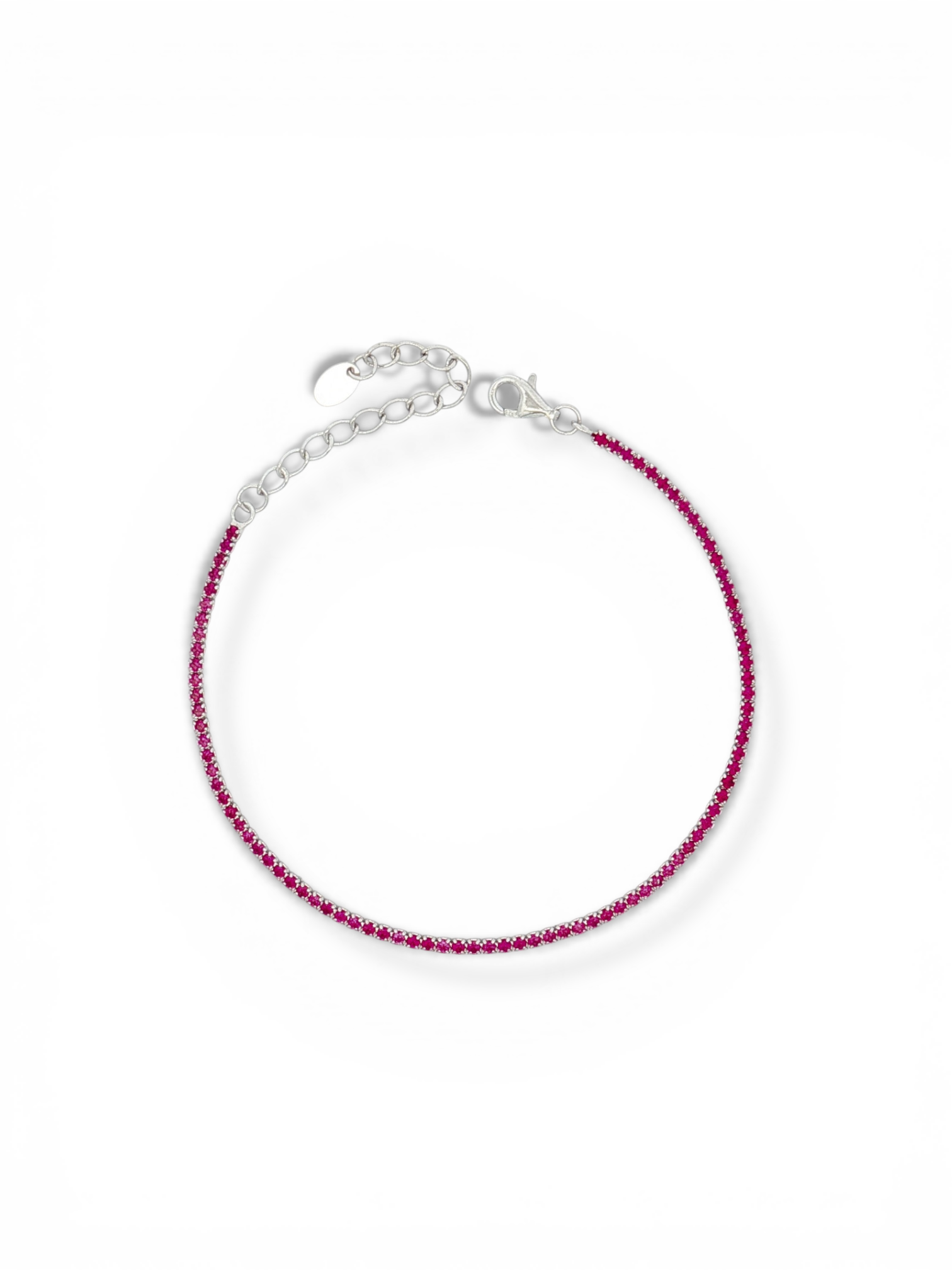 BRACCIALE TENNIS IN ARGENTO CON ZIRCONI 1,5MM