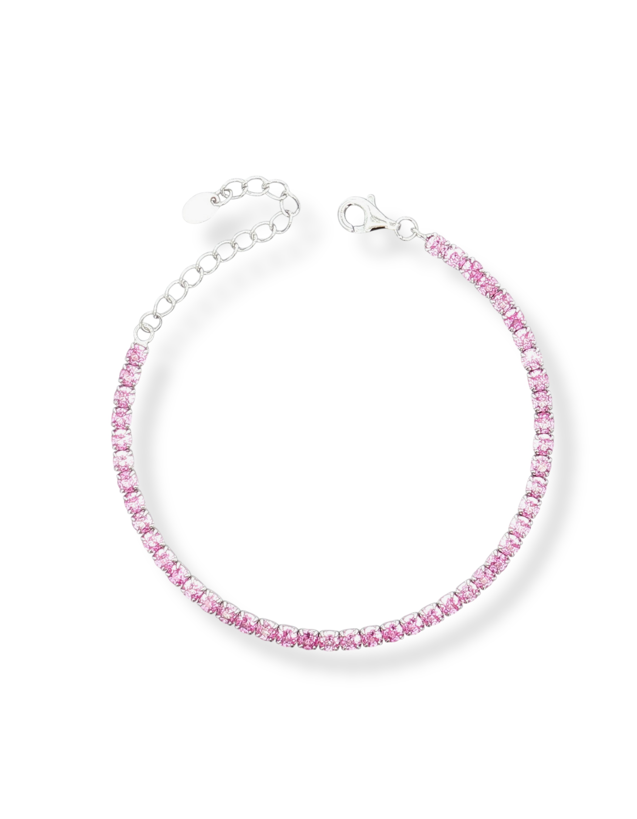 BRACCIALE TENNIS IN ARGENTO CON ZIRCONI 3MM
