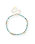 BRACCIALE TURQUOISE E DETTAGLI DORATI