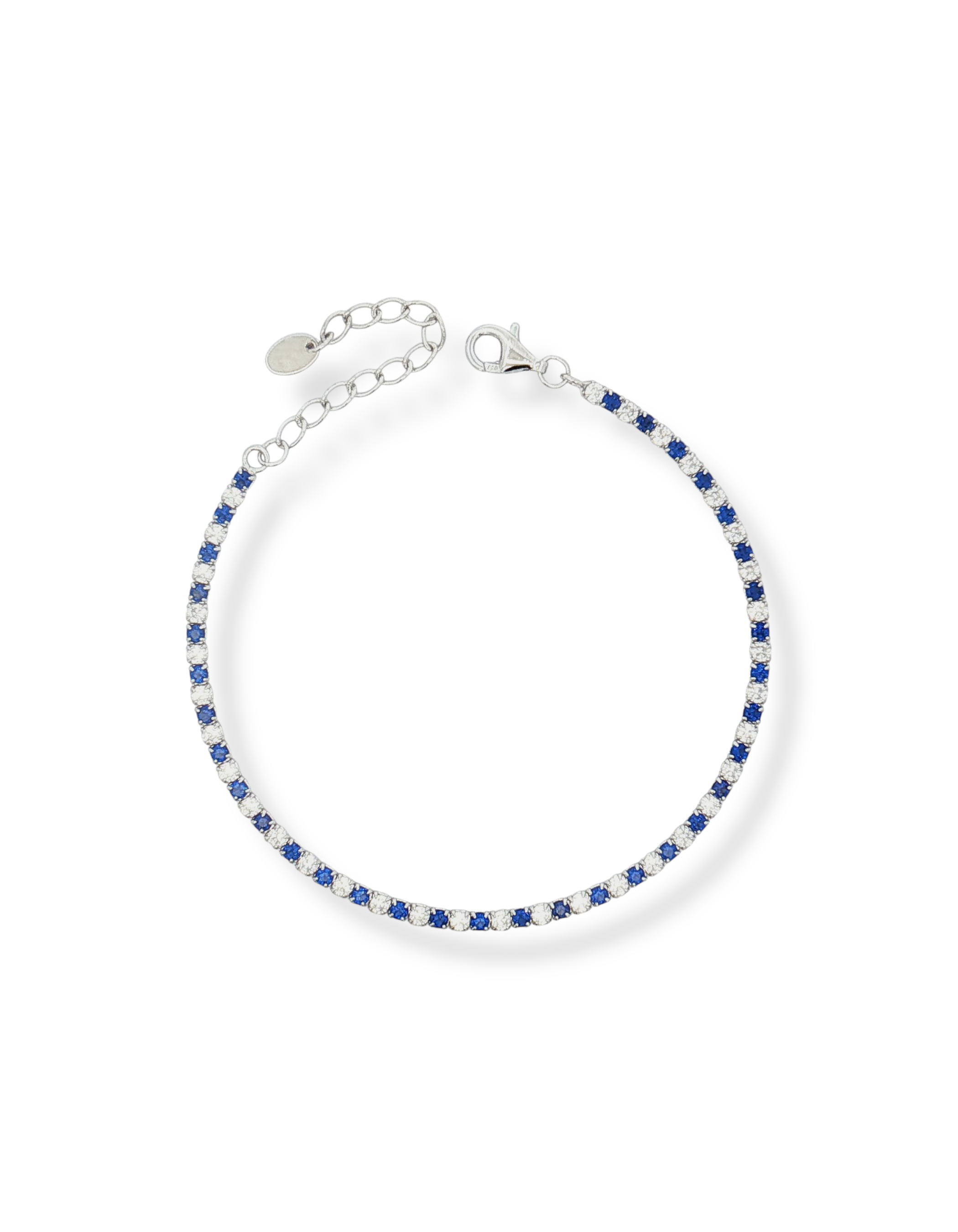 BRACCIALE TENNIS IN ARGENTO CON ZIRCONI 2MM