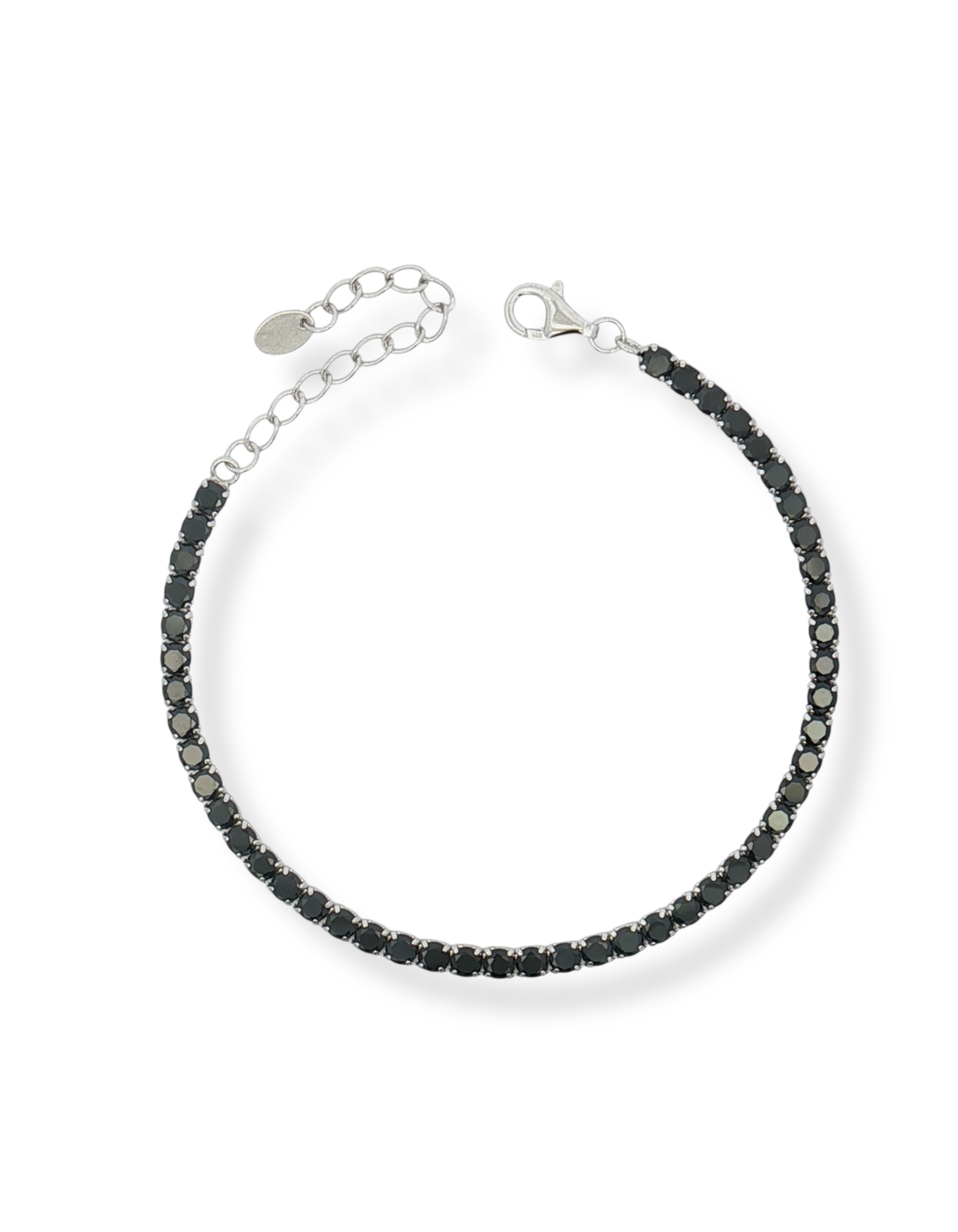 BRACCIALE TENNIS IN ARGENTO CON ZIRCONI 3MM