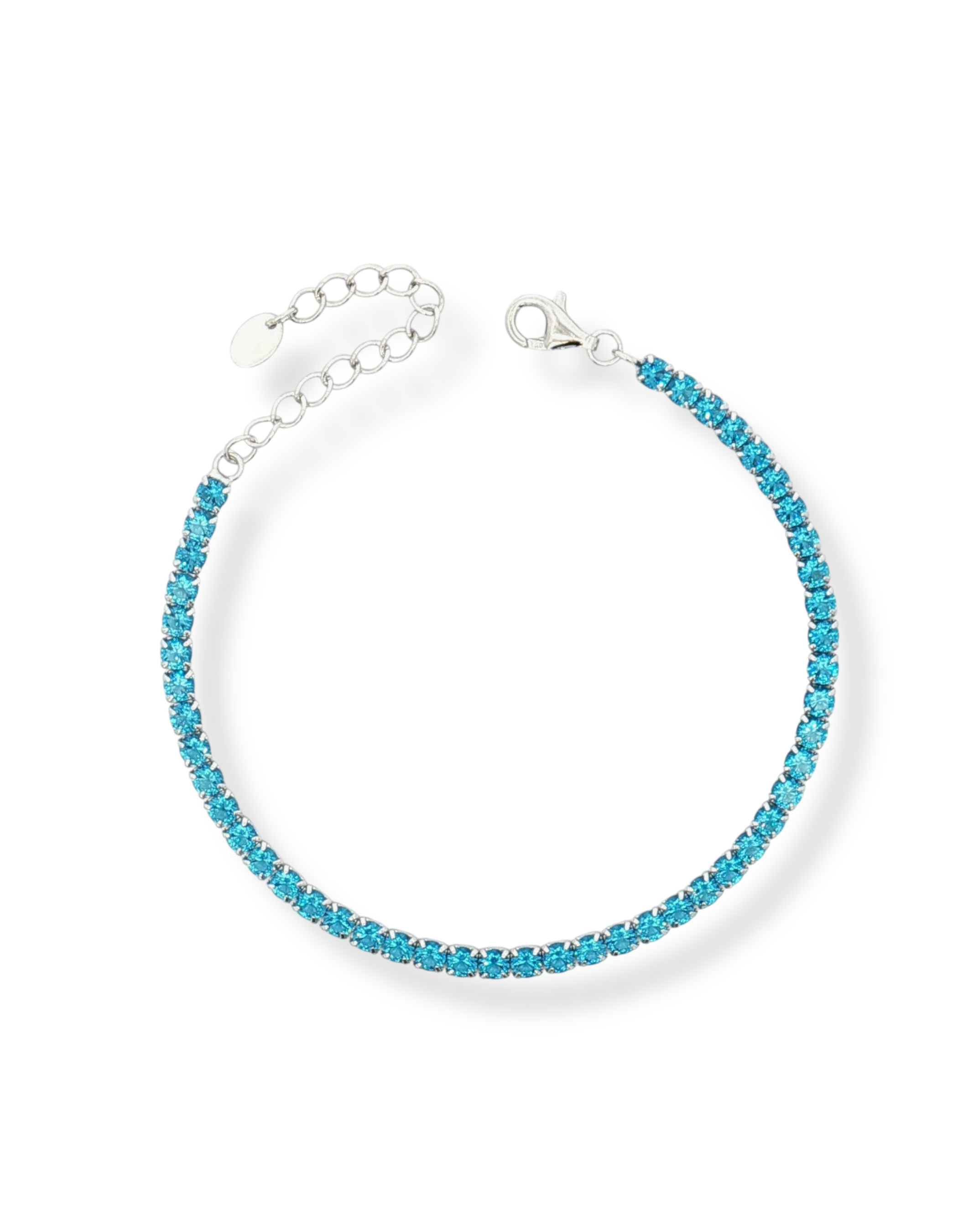 BRACCIALE TENNIS IN ARGENTO CON ZIRCONI 3MM