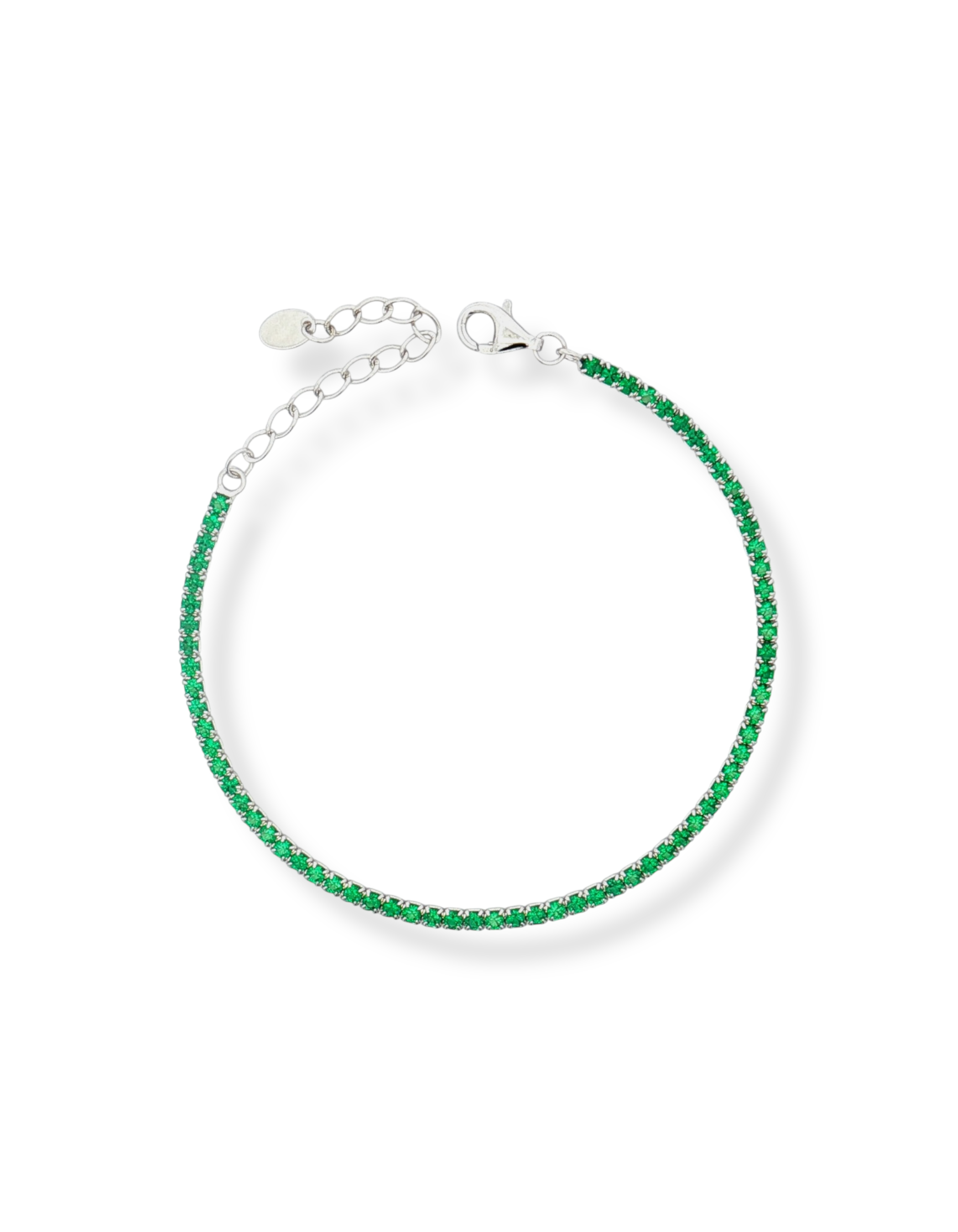 BRACCIALE TENNIS IN ARGENTO CON ZIRCONI 2MM