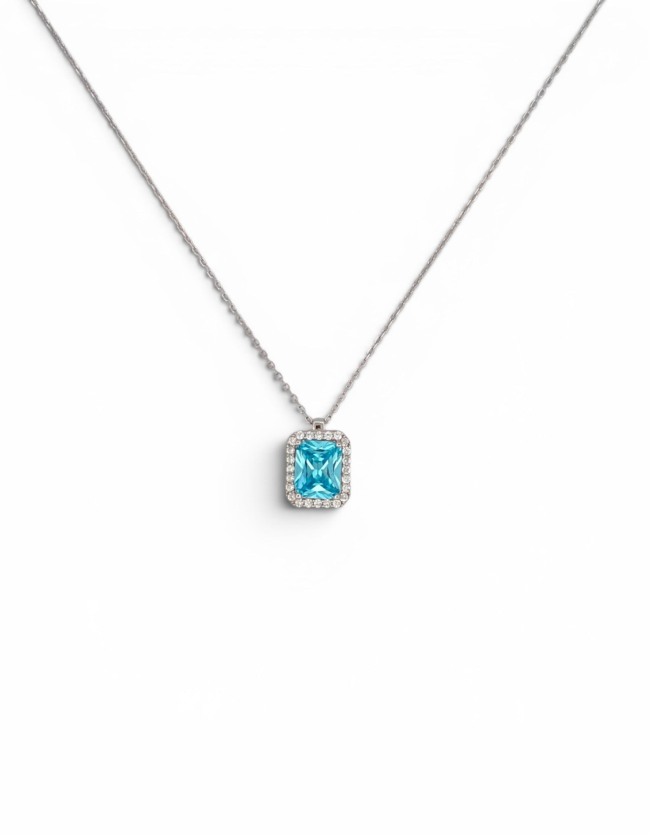 COLLANA PENDENTE ACQUAMARINA