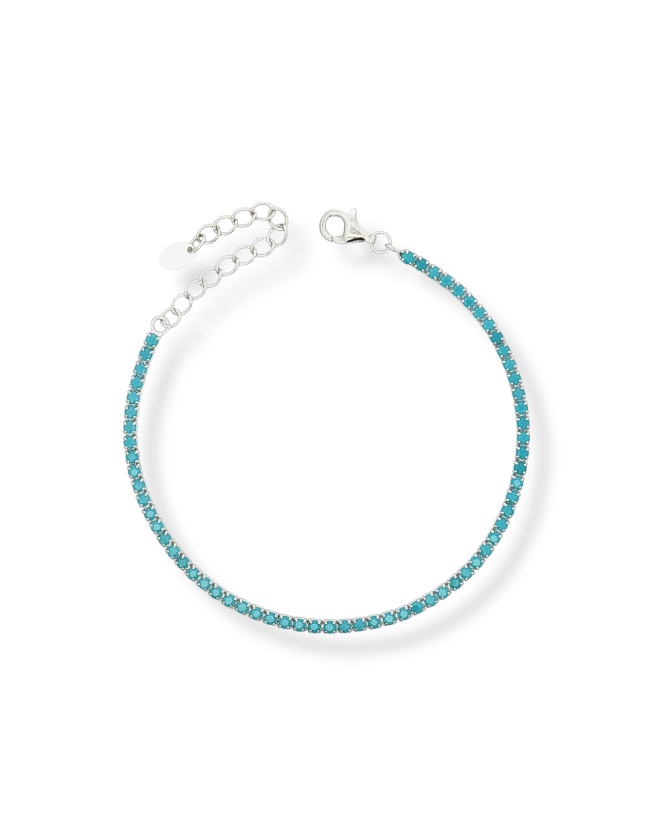 BRACCIALE TENNIS IN ARGENTO CON ZIRCONI 2MM