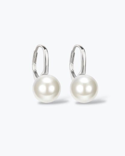 ORECCHINI A MONACHELLA CON PERLA CONCHIGLIA