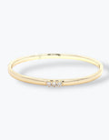 BANGLE ORO TRE PUNTI LUCE