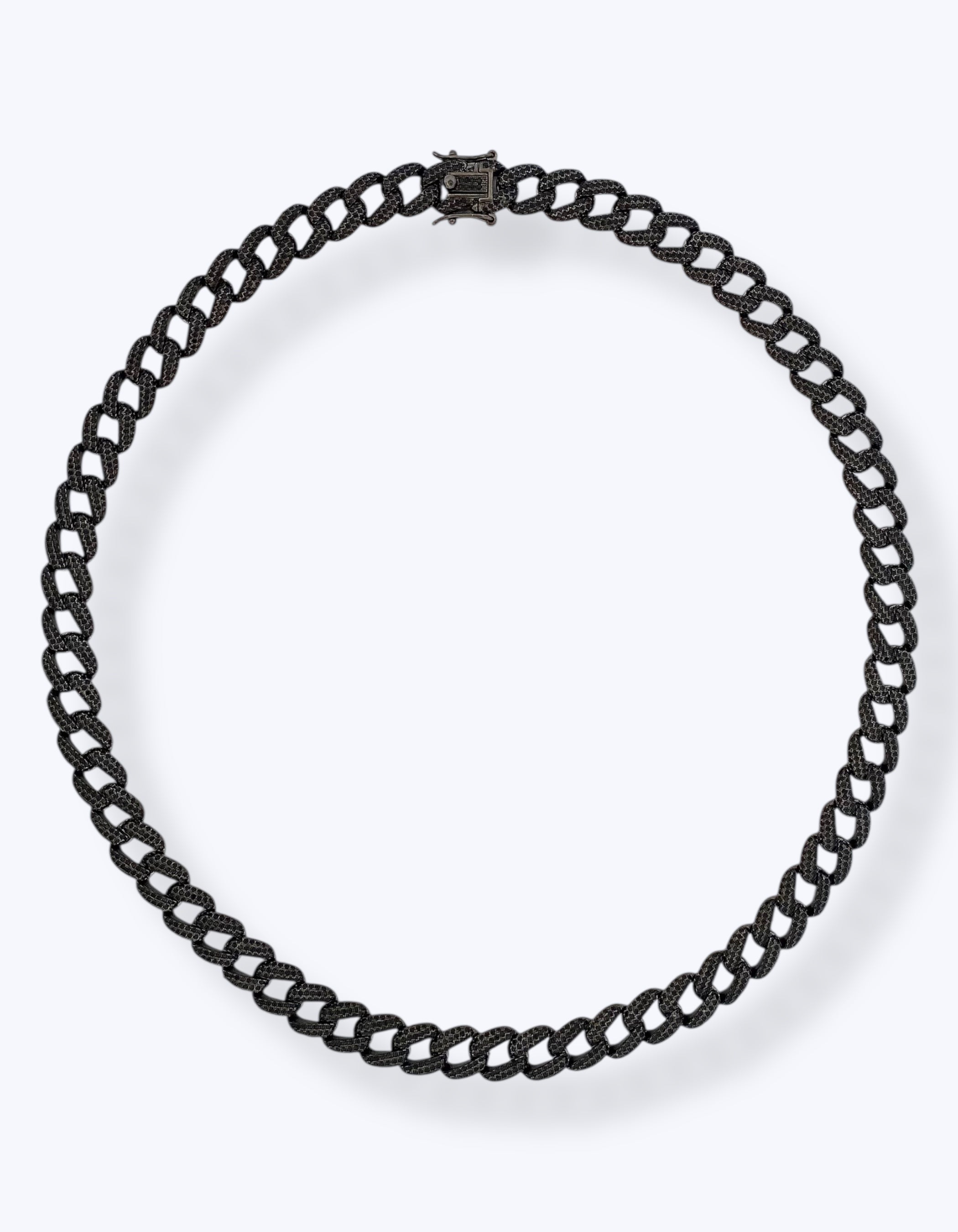 COLLANA GROUMETTE NERA CON ZIRCONI