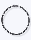 COLLANA GROUMETTE NERA CON ZIRCONI