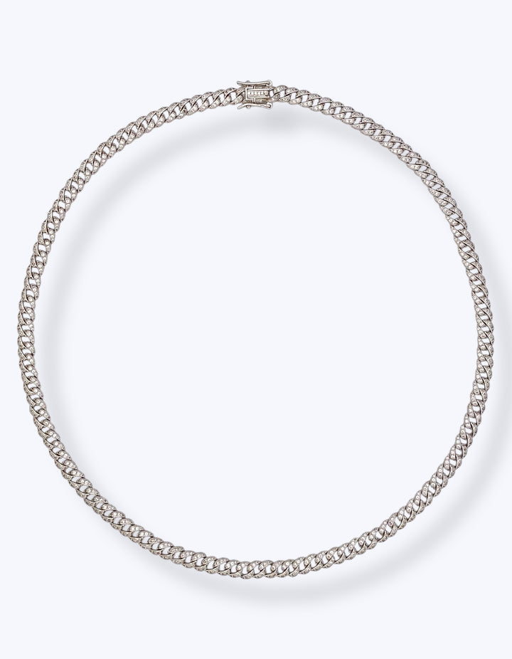 COLLANA GROUMETTE CON ZIRCONI