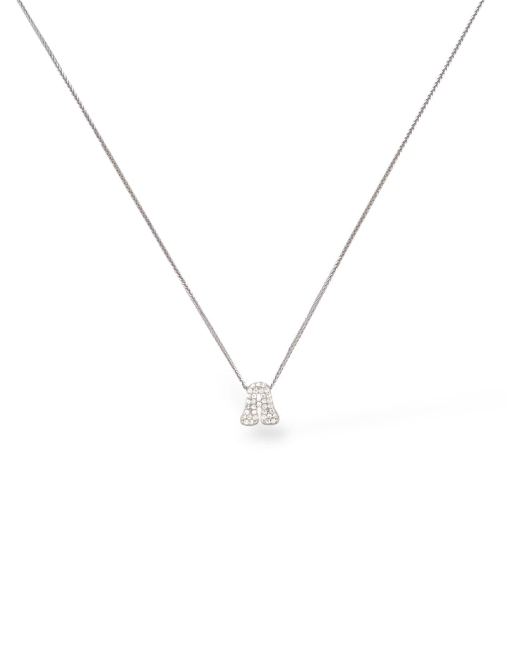 COLLANA CON CIONDOLO LETTERA DELL' ALFABETO