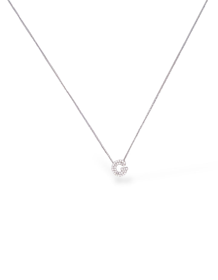 COLLANA CON CIONDOLO LETTERA DELL' ALFABETO