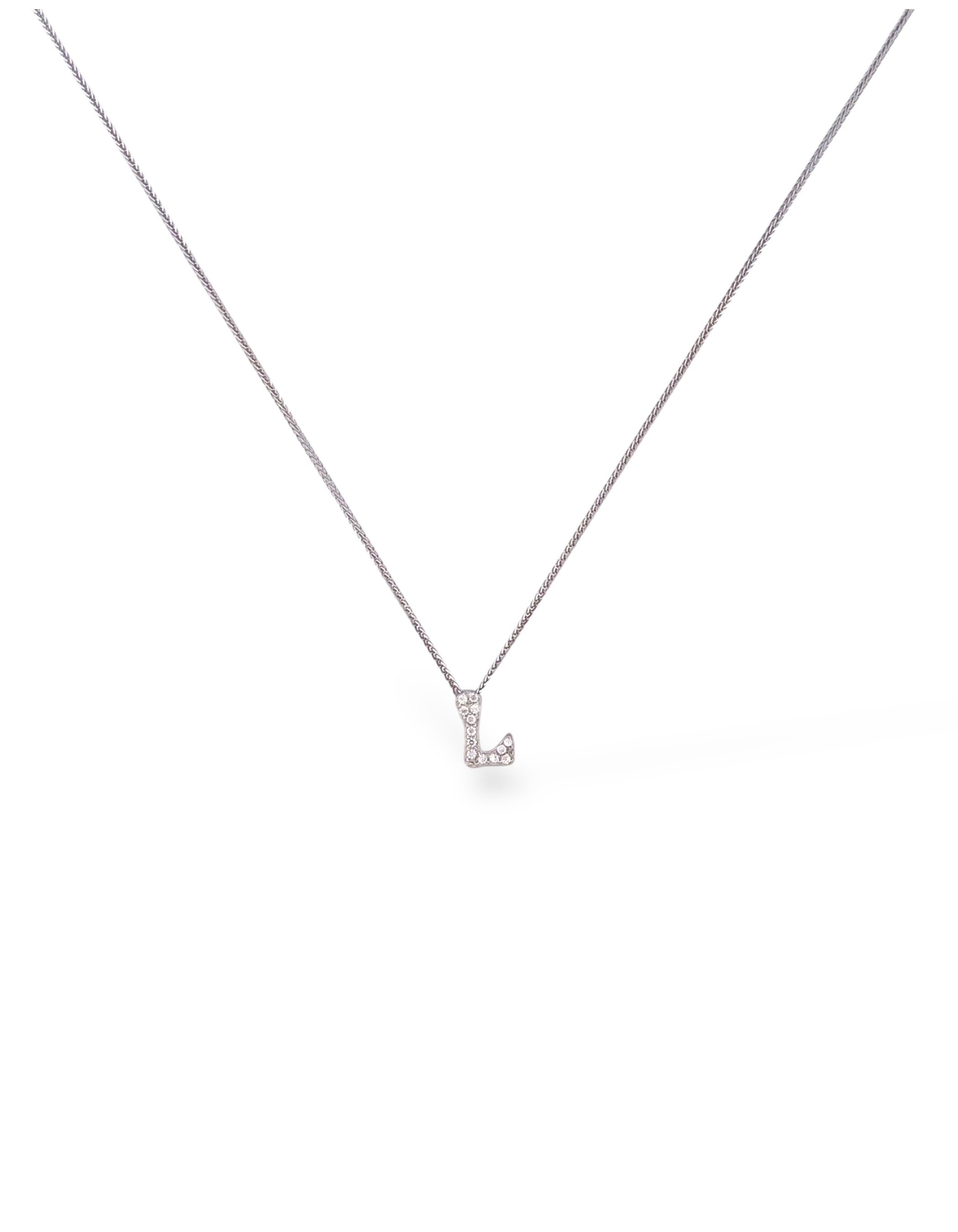 COLLANA CON CIONDOLO LETTERA DELL' ALFABETO