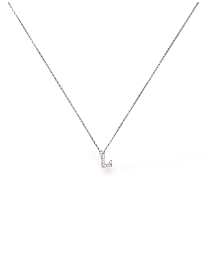 COLLANA CON CIONDOLO LETTERA DELL' ALFABETO