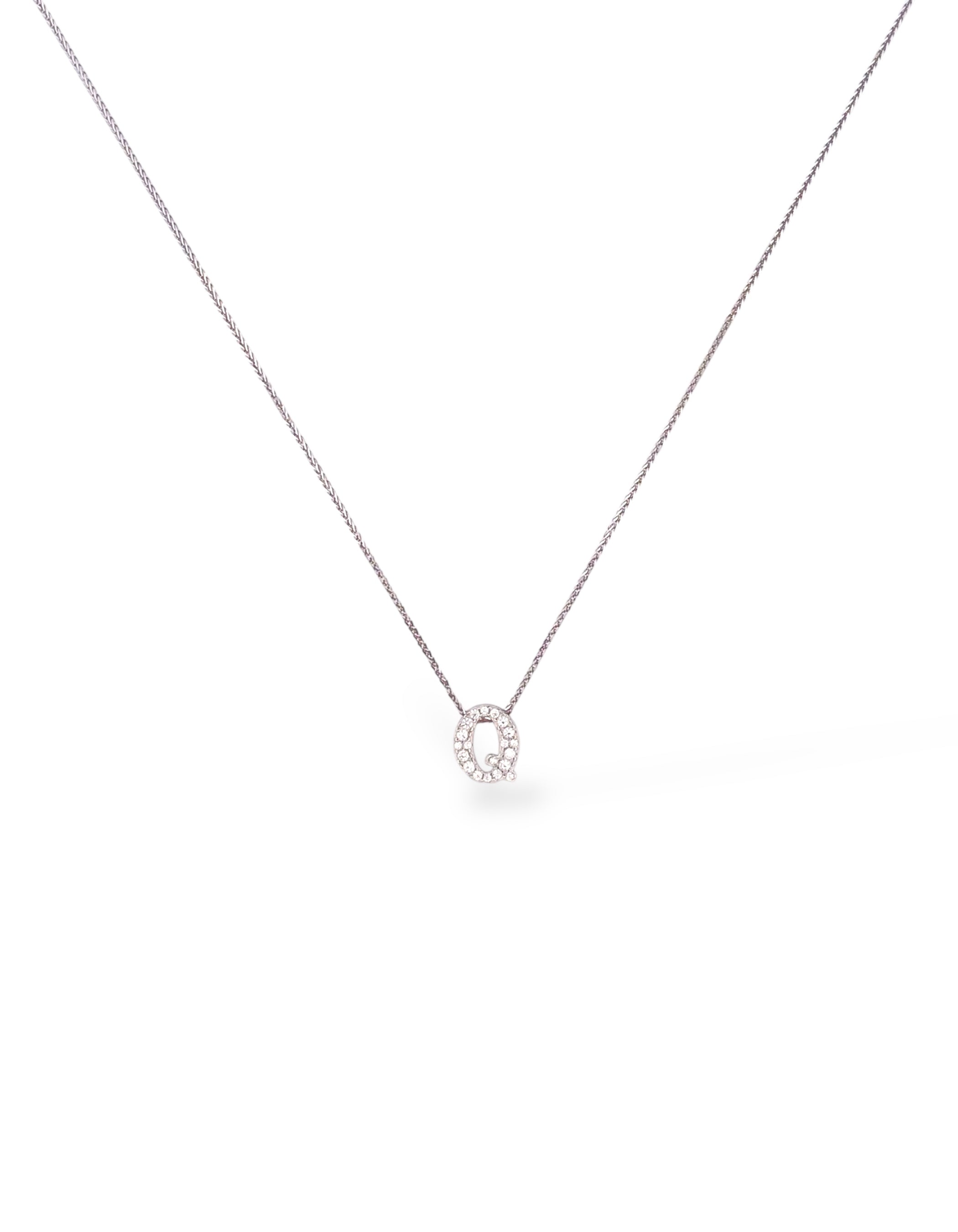 COLLANA CON CIONDOLO LETTERA DELL' ALFABETO