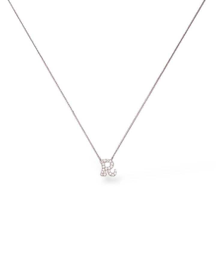 COLLANA CON CIONDOLO LETTERA DELL' ALFABETO