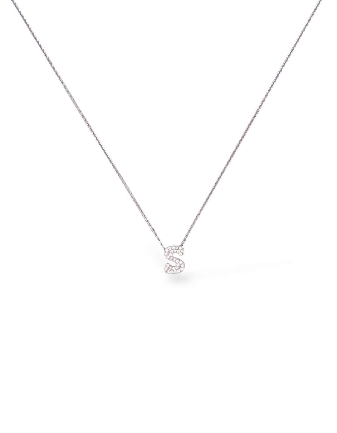 COLLANA CON CIONDOLO LETTERA DELL' ALFABETO