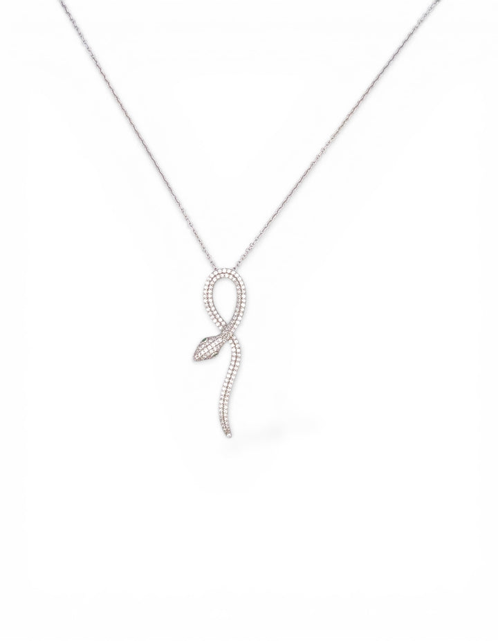 COLLANA SERPENTE CON OCCHIO VERDE SMERALDO