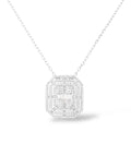 COLLANA CON PENDENTE OTTAGONALE MOTIVO A CROCE