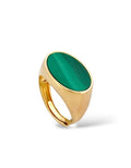 ANELLO SIGILLO IN MALACHITE