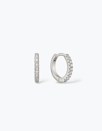 ORECCHINI HOOP CON ZIRCONI