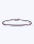 TENNIS IN ARGENTO 925 E ZIRCONI ROSA