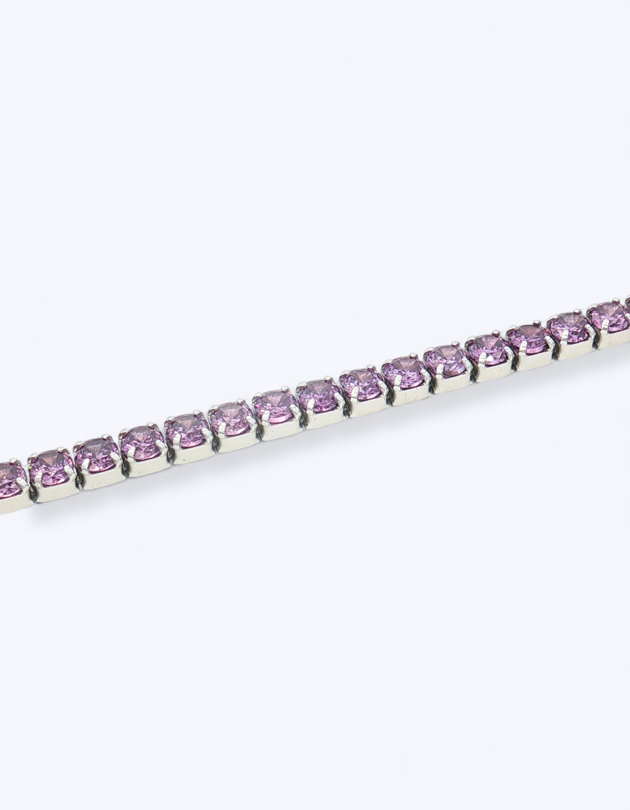 BRACCIALE TENNIS IN ARGENTO CON ZIRCONI 3MM