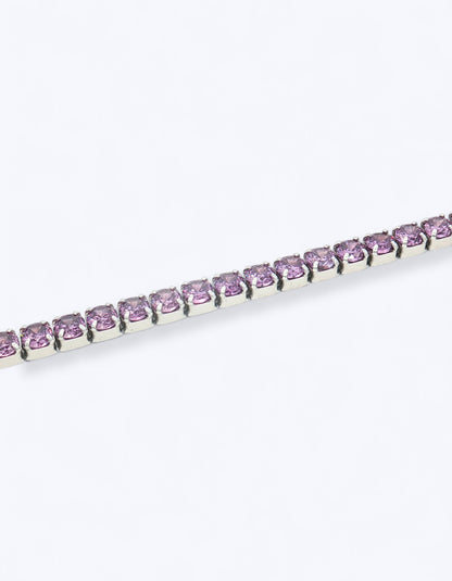 BRACCIALE TENNIS IN ARGENTO CON ZIRCONI 3MM