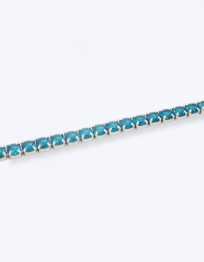 BRACCIALE TENNIS IN ARGENTO CON ZIRCONI 3MM
