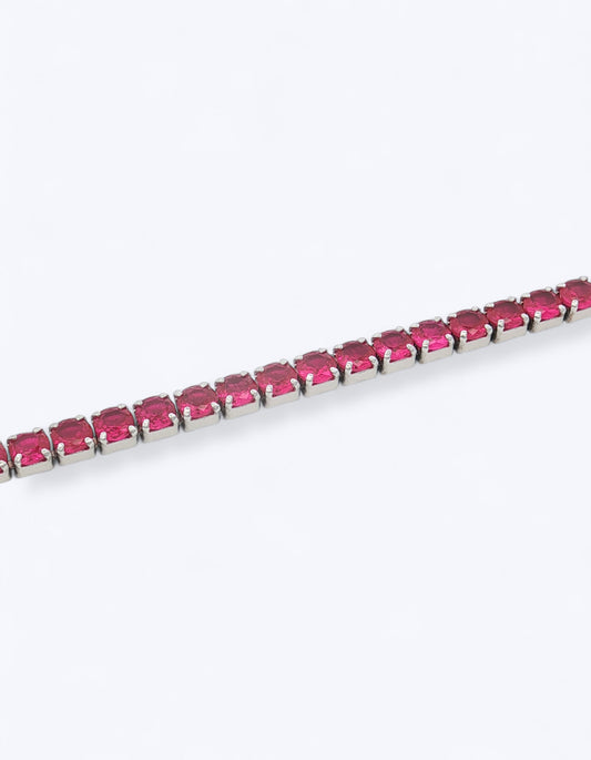 BRACCIALE TENNIS IN ARGENTO CON ZIRCONI 3MM