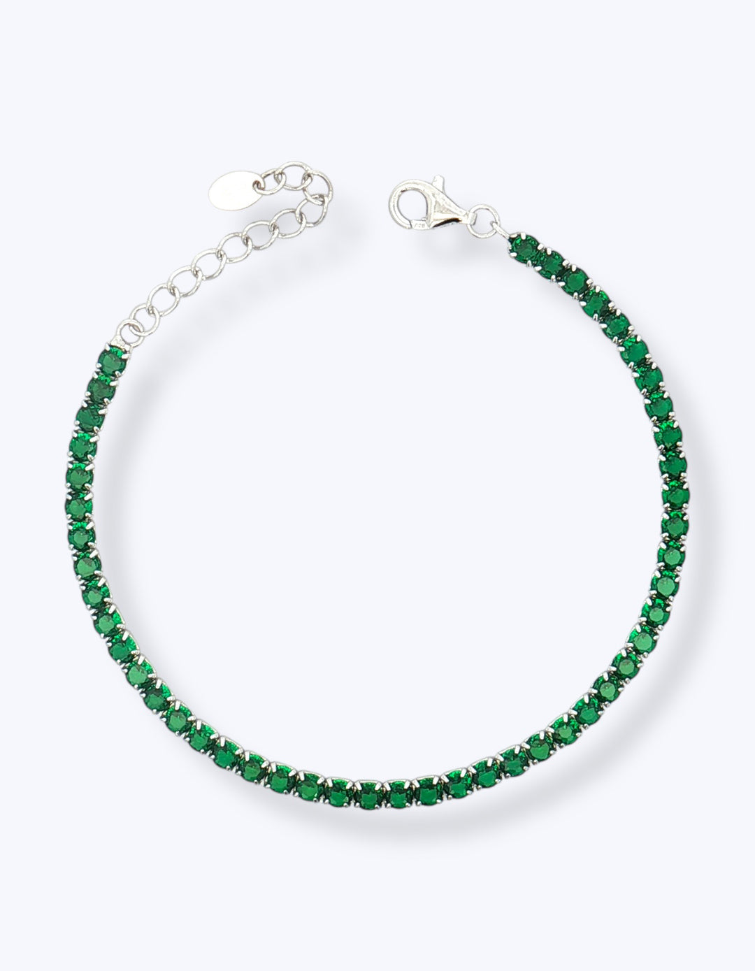 BRACCIALE TENNIS IN ARGENTO CON ZIRCONI 3MM