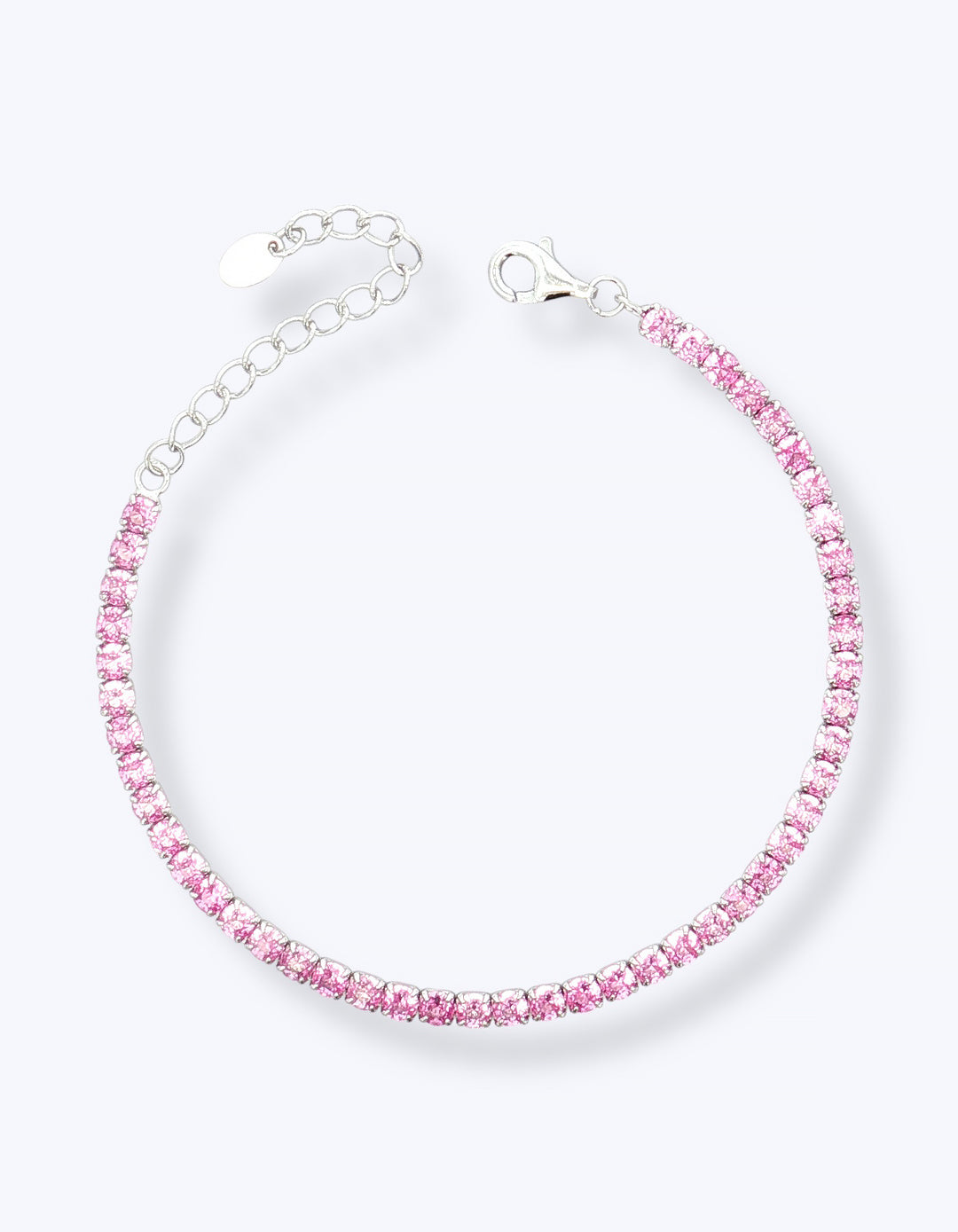 BRACCIALE TENNIS IN ARGENTO CON ZIRCONI 3MM