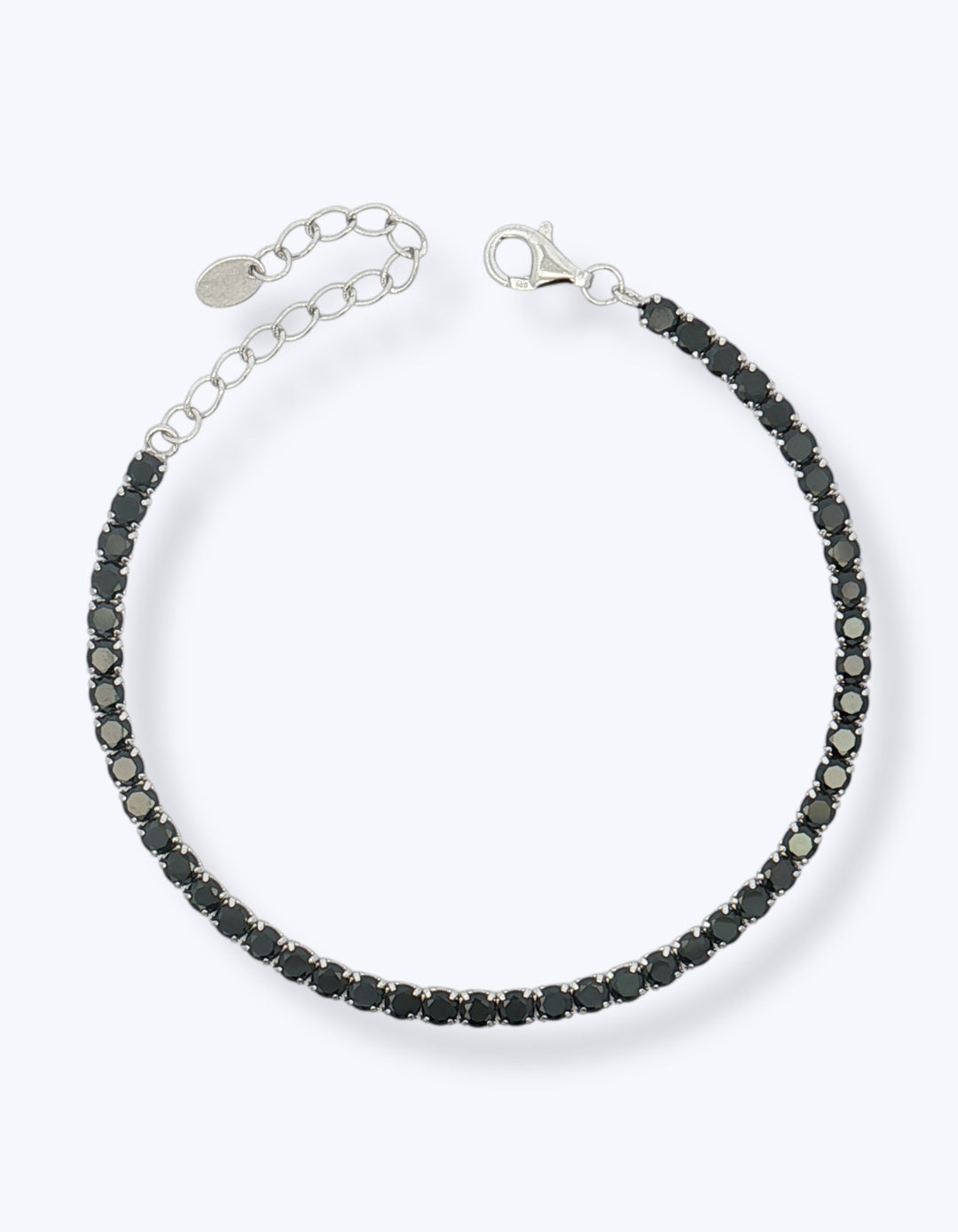 BRACCIALE TENNIS IN ARGENTO CON ZIRCONI 3MM