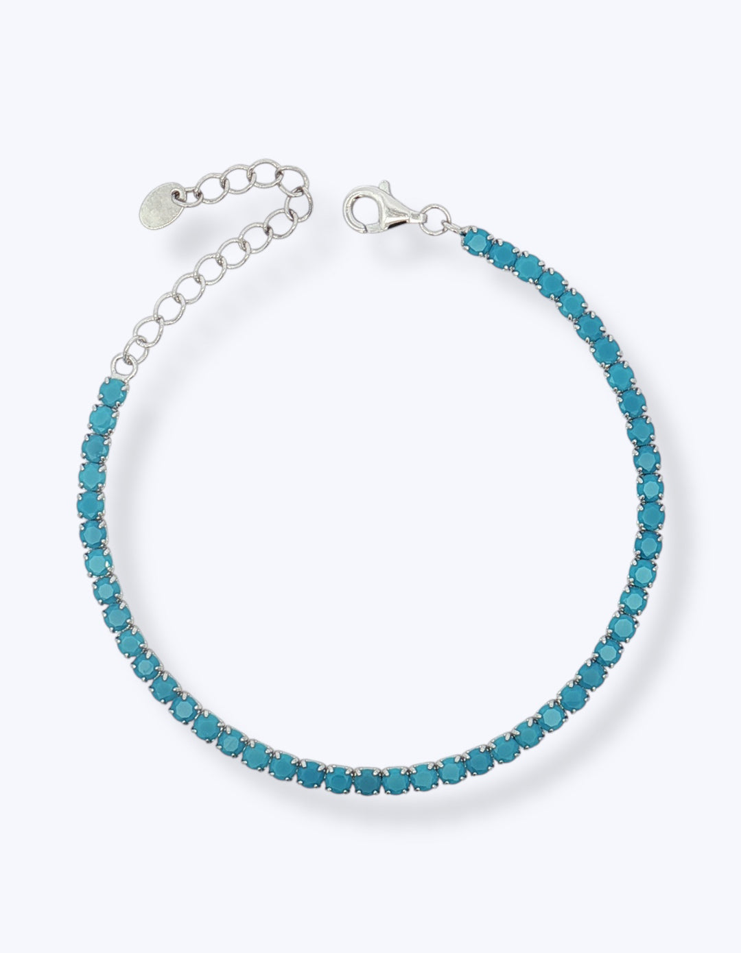 BRACCIALE TENNIS IN ARGENTO CON ZIRCONI 3MM