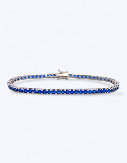 TENNIS IN ARGENTO 925 E ZIRCONI SPINELLO