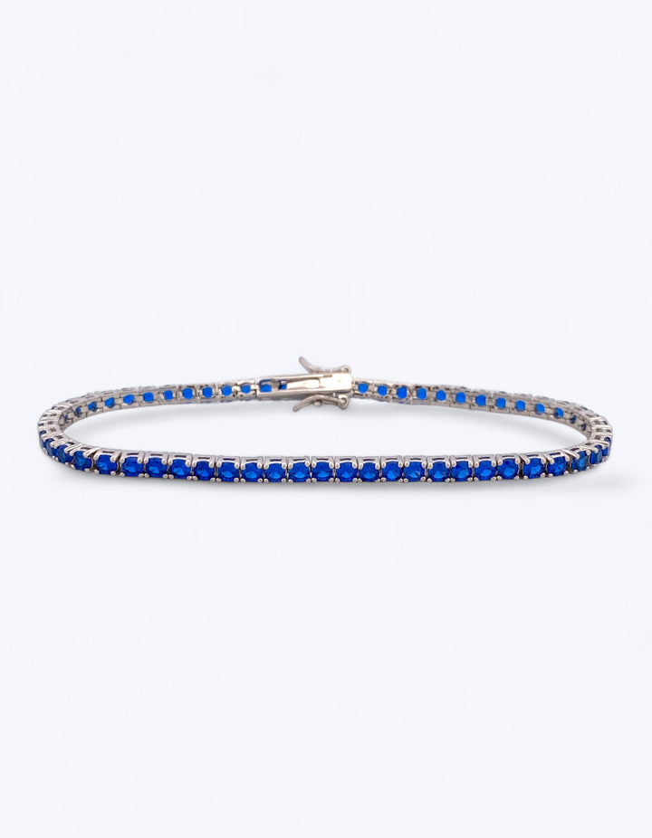 TENNIS IN ARGENTO 925 E ZIRCONI SPINELLO