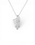 COLLANA GIROCOLLO ALI D'ANGELO IN ARGENTO 925 E ZIRCONI